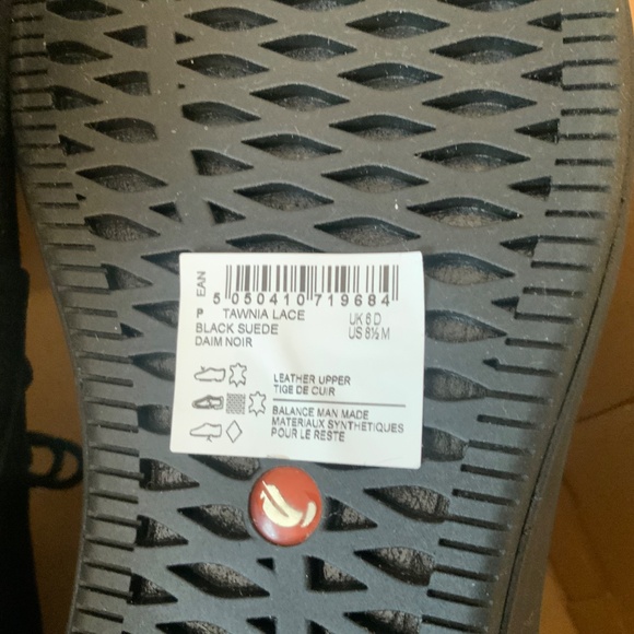 CLARKS TAWNIA LACE BLACK SUEDE LACE UP ANKLE BOOT Comfortable casual flat bootie - Picture 11 of 16